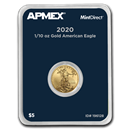 2020 1/10 oz Gold American Eagle (MintDirect® Single) 2020 1/10 oz Gold American Eagle (MintDirect® Single)